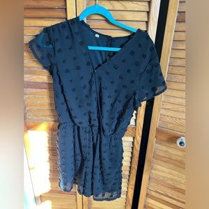 Cute black romper